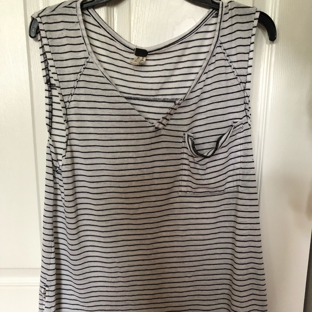 Free people striped flowy top